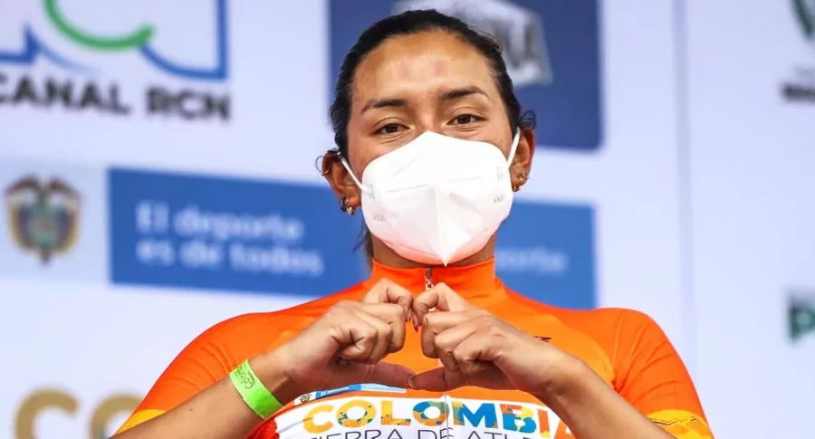Miryam Núñez, campeona de la Vuelta a Colombia Femenina 2020.