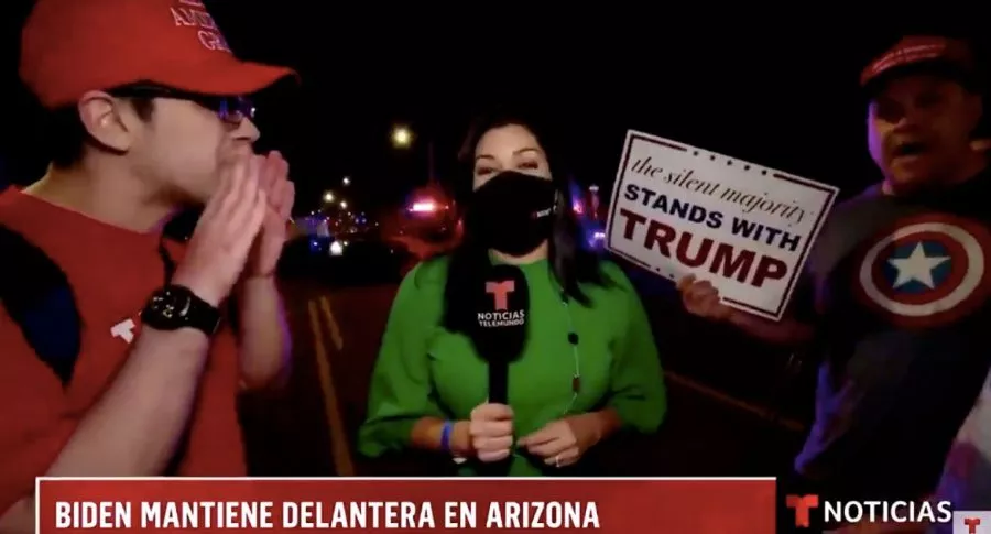 María Paula Ochoa, periodista colombiana en EE. UU. que fue intimidada por seguidores de Trump