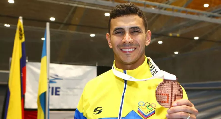 Rubén Limardo Gascón, medallista olímpico venezolano ahora es repartidor de domicilios