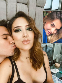 Selfi de Pipe Bueno con Luisa Fernanda W, quien con la hermana de Pipe Bueno, Laura Bueno, contaron cómo la van.