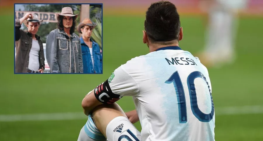 Lionel Messi, en partido de eliminatorias en Argentina vs. Paraguay de noviembre del 2020, que no superó en ‘rating’ a ‘Pasión de gavilanes’ con ‘el Gato Baptista’, Mario Cimarro y Michel Brown (recuadro).