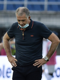 El técnico Carlos Queiroz lamentó la derrota, pero la vio como un aprendizaje.