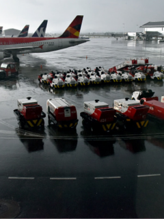 Avión de Avianca, empresa que, junto a Viva Air y Wingo, es objeto de quejas por parte de sus usuarios.