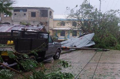 San Andrés se ha visto duramente afectado con el paso del huracán Iota.