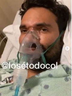 Diva Jessurum y su exnovio Rafael Caparroso, quien fue hospitalizado por coronavirus