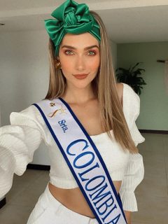 Foto de María Fernanda Aristizábal, que será Señorita Colombia hasta 2021.