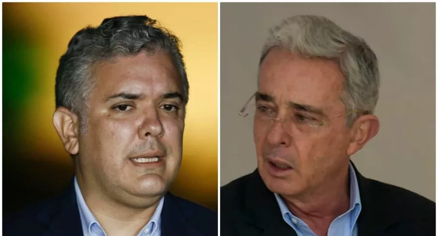 Iván Duque y Álvaro Uribe