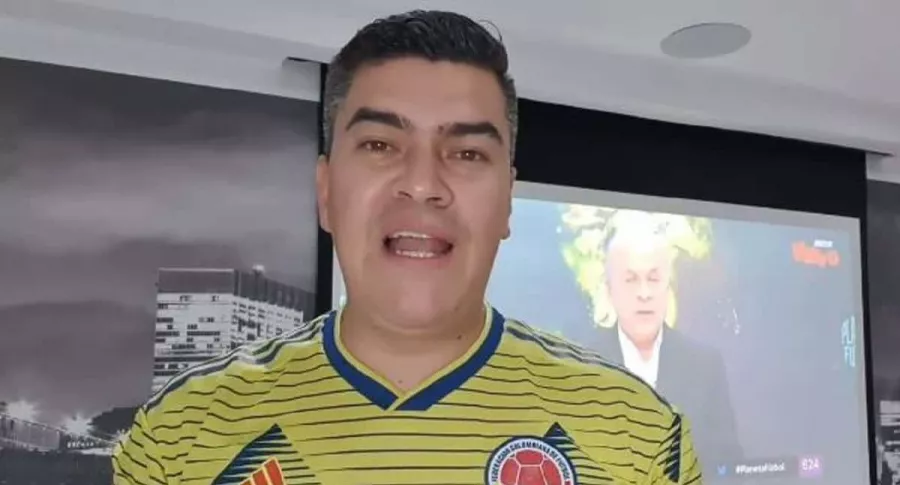 Eduardo Luis López, narrador de Win Sports, analizando la derrota de la Selección Colombia.