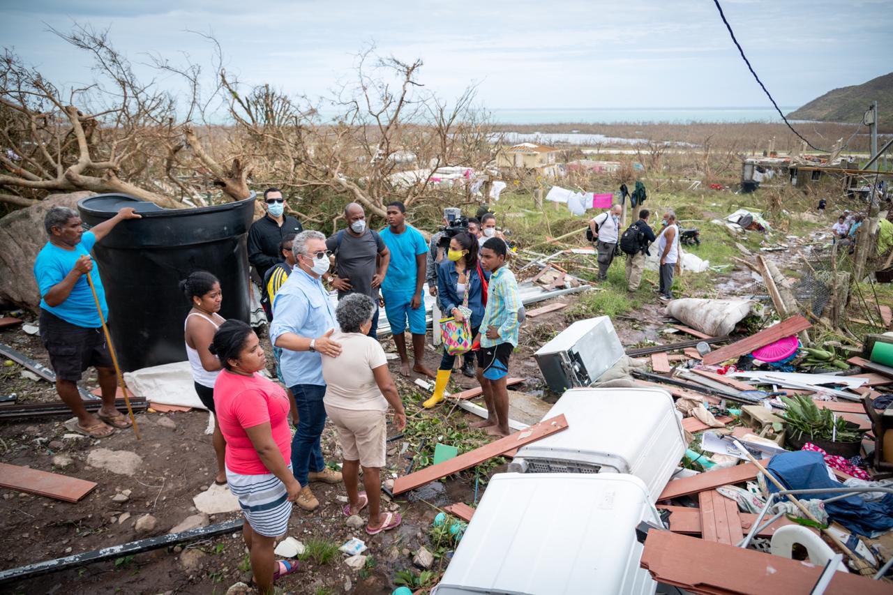 Providencia, destruida por el huracán Iota