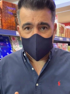 Carlos Calero, que tuvo un radical cambio porque bajó de peso