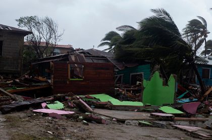 El huracán Iota dejó destrozos en el Caribe y en Nicaragua.