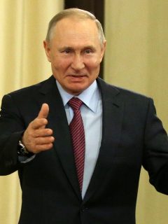 Valdimir Putin, presidente de Rusia, durante un acto público.