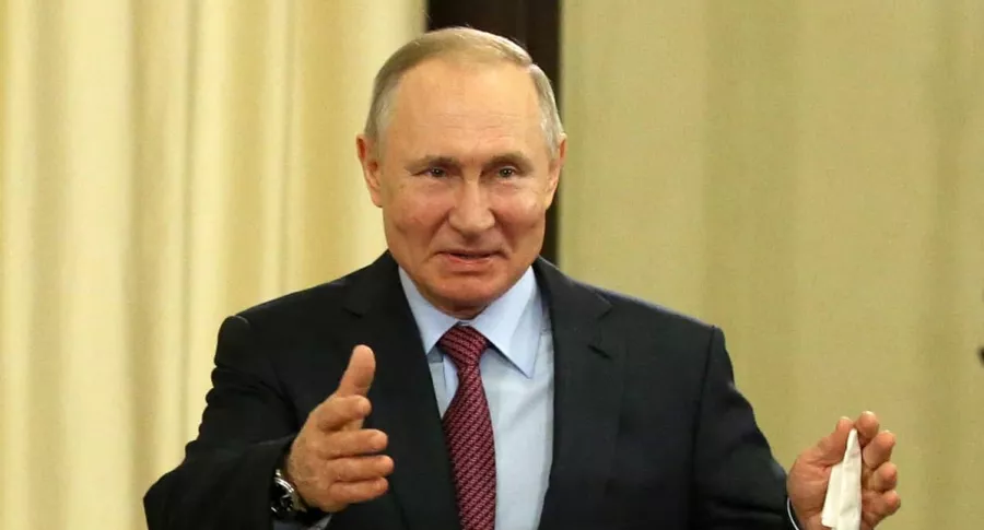 Valdimir Putin, presidente de Rusia, durante un acto público.
