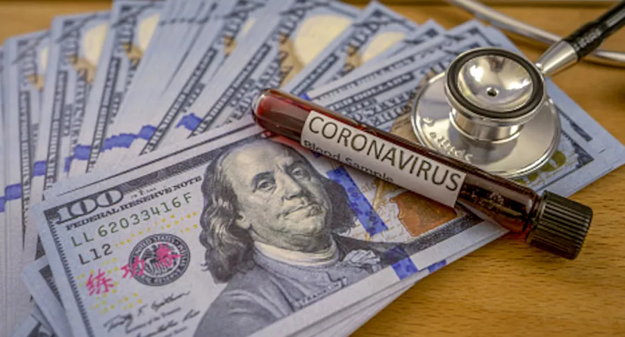 Dólar y vacuna de coronavirus.