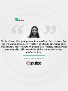 Frase destacada sobre dar la espalda
