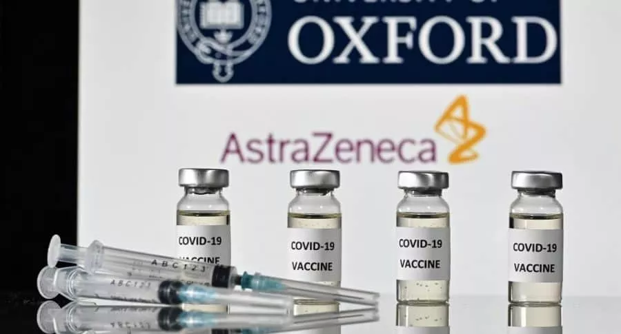 Imagen de ilustración de la vacuna de Oxford y AstraZeneca