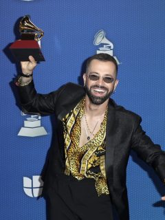 Mike Bahía, en los GRammy Latinos.