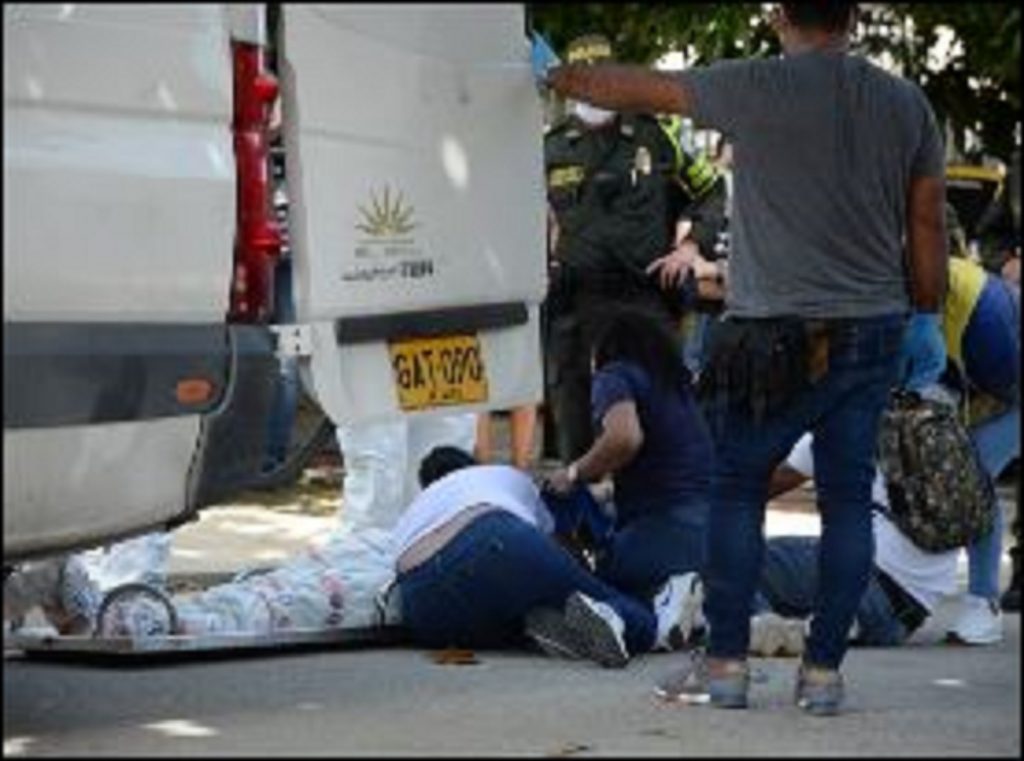 Presunto atracador asesinado por un escolta en Barranquilla - Foto: La Libertad