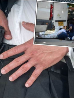 Imagen del hombre asesinado por un escolta cuando habría intentado robar en local de SuperGiros, en Barranquilla