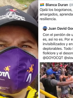 Blanca Inés Durán, directora del IDRD, quien se vio envuelta en una polémica por un trino. (Fotomontaje Pulzo)