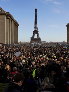 París, Francia, durante la pandemia del coronavirus.