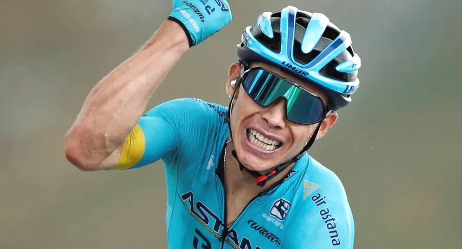'Supermán' López, nuevo ciclista del equipo Movistar. Imagen de referencia del corredor colombiano.