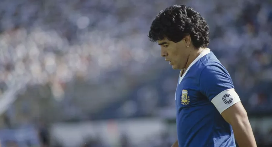 Diego Maradona durante el Mundial de México 1986.