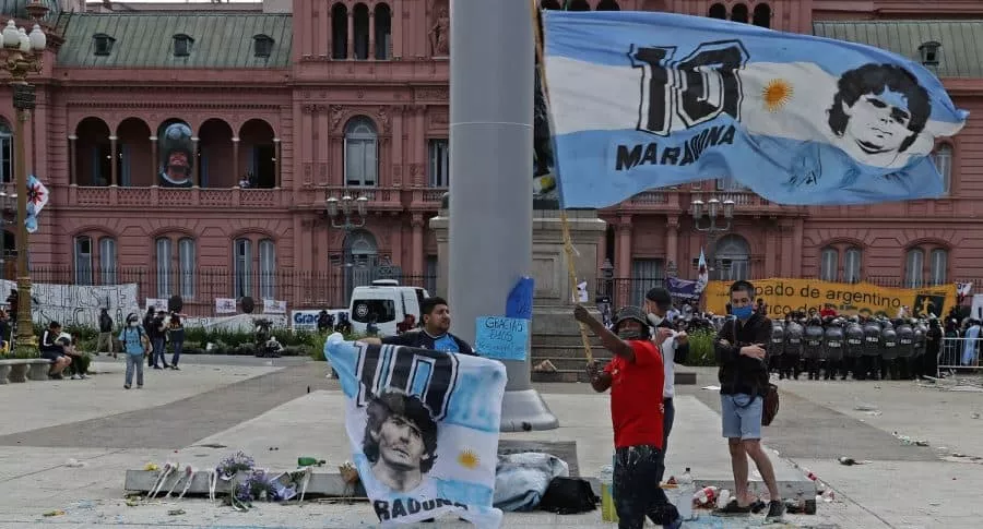 Homenaje a Diego Armando Maradona, en Argentina 