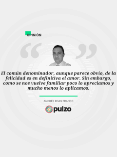 Frase destacada de columna sobre felicidad y el amor