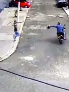 Imágenes de la pareja que golpeó a una madre para robarle a su bebé, en Villavicencio