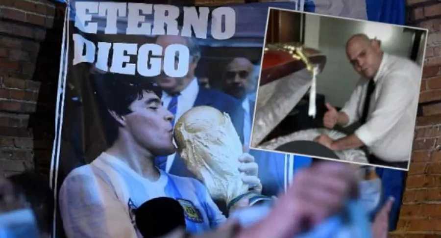 Dueño de funeraria habla de las fotos que se tomaron Diego Molina y dos trabajadores más con el cuerpo sin vida de Diego Maradona