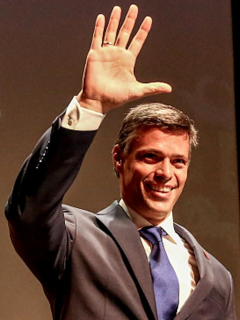 Leopoldo López en Madrid, luego de su fuga de Caracas.