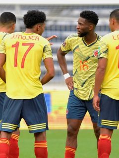 Colombia sale del 'top 10' del escalafón de selecciones de la Fifa. Imagen de referencia del combinado 'cafetero'.