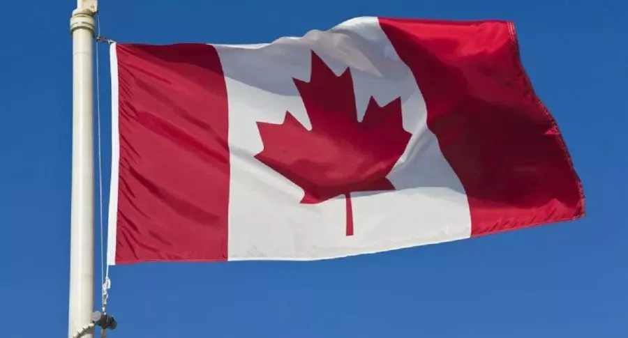 Bandera de Canadá, país que ofrece nuevas facilidades para que colombianos estudien allá