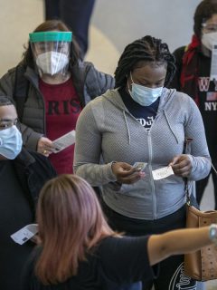 Los Ángles, Estados Unidos, durante la pandemia del coronavirus.