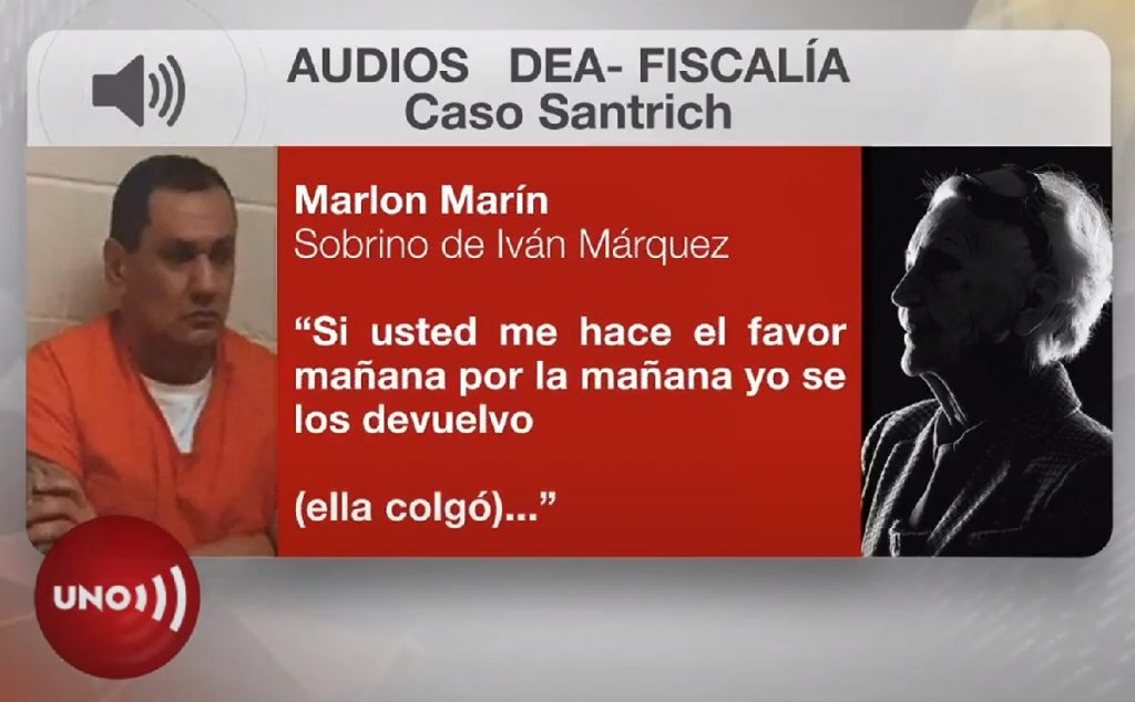 Marlon Marín hablando con su mamá / Noticias Uno