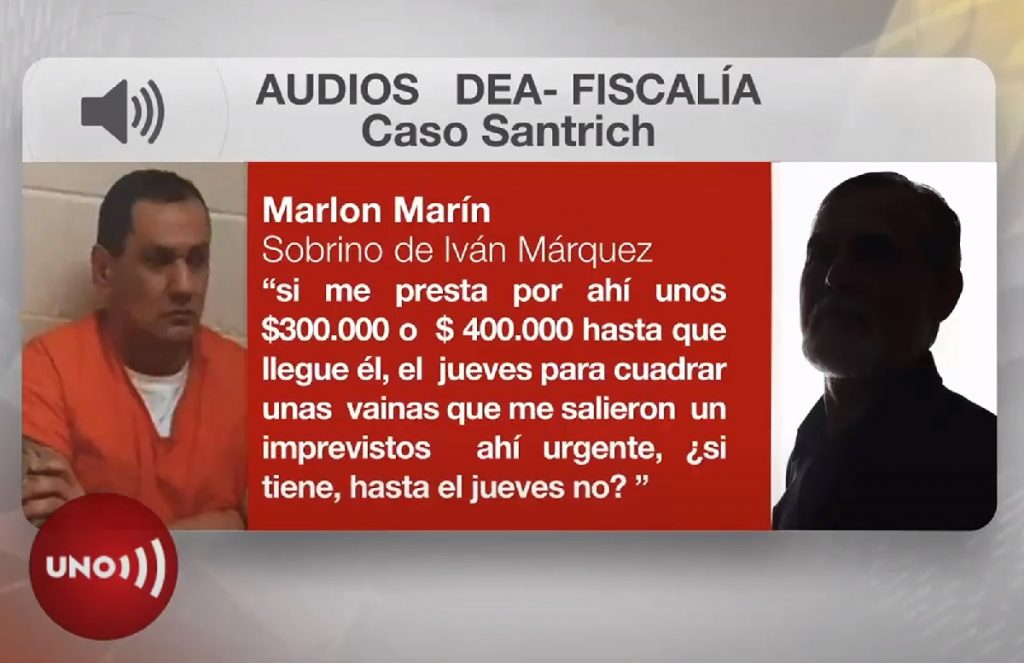 Marlon Marín en charla con su padre / Noticias Uno