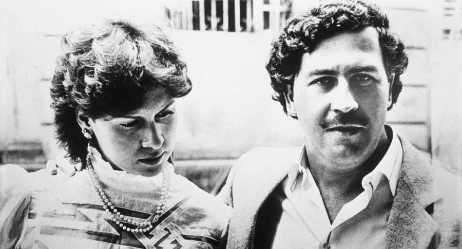 Pablo Escobar con su esposa Victoria Eugenia Henao en 1983, a propósito de nota de cómo luce hoy la viuda del narcotraficante.
