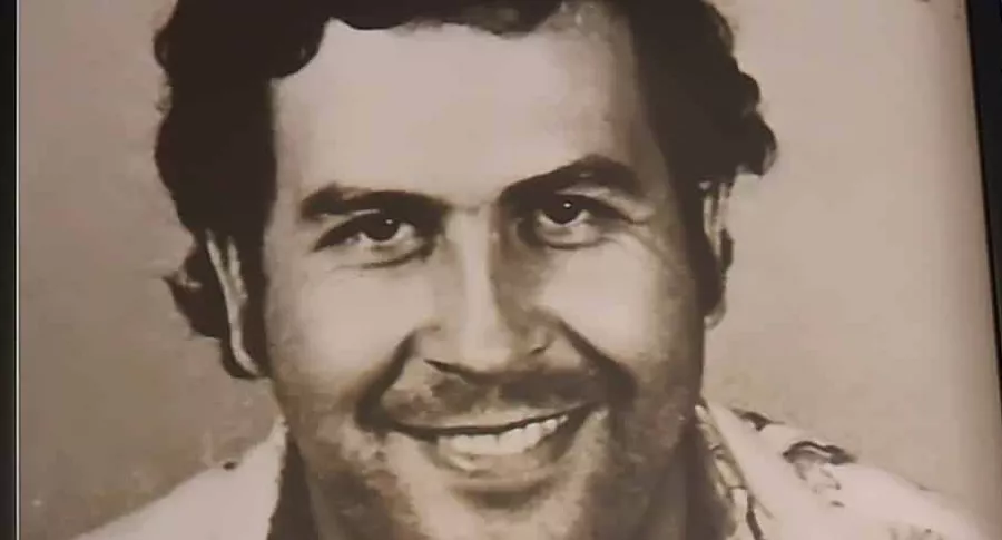 Fotografía de Pablo Escobar detenido en Medellín