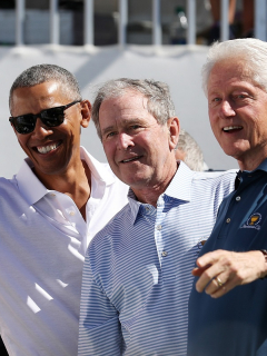 Obama, Bush y Clinton se vacunarían en TV contra coronavirus