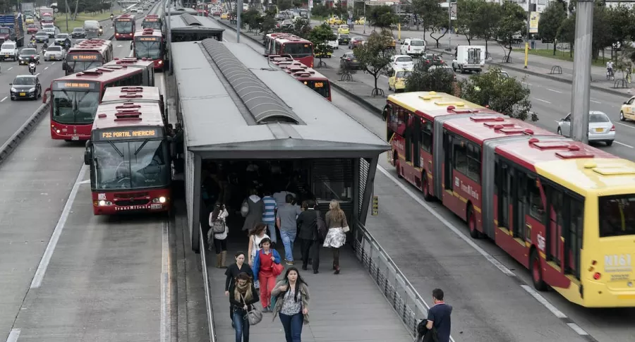 Imagen de Transmilenio para ilustrar nota sobre quiénes operan el sistema de transporte en Bogotá
