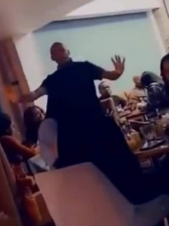 Captura de pantalla de dueño de restaurante echa a clientas porque perreaban