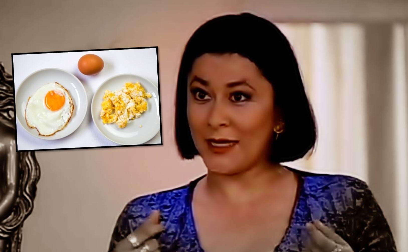Alina Lozano, actriz de Pedro el escamoso, se queja por desayuno en El Dorado.