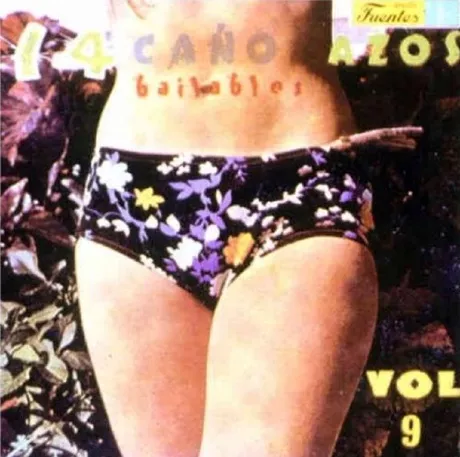 Carátula de '14 cañonazos bailables', volumen 9 (1969).