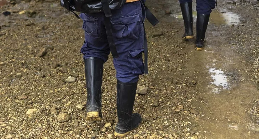 Hombres armados y con botas ilustran artículo Secuestran en el Cauca a científico español director del CIAT