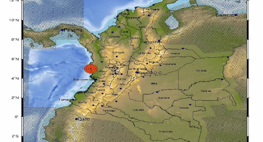 Así fue el temblor de este 7 de diciembre en Colombia.