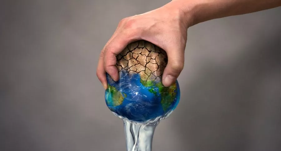 Escasez de agua en la Tierra.