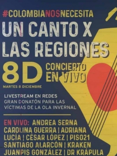 Ver en vivo el concierto 'Un canto x las regiones'