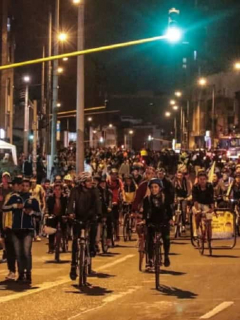 Alcaldía de Bogotá cancela ciclovía nocturna de diciembre