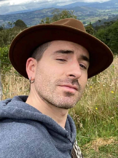 Foto de Santiago Reyes, 'Frito' en 'El man es Germán', quien está saliendo con director de cine